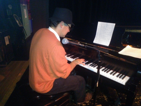 Chris on piano